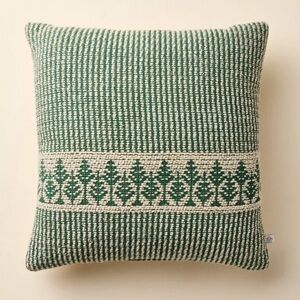 Hearth & Hand Green and Cream Accent Pillow